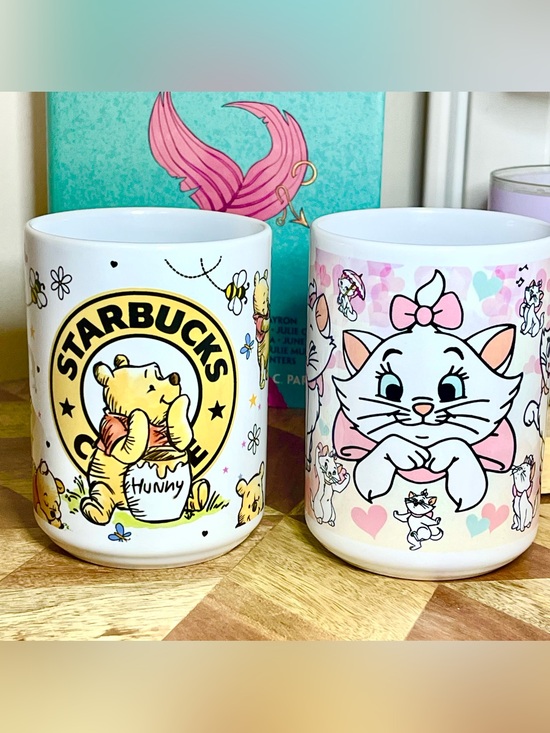 Hand Crafted Other - NEW Disney The Aristocats Marie + Winnie the Pooh mugs 15oz 15 oz 2 pcs mugs